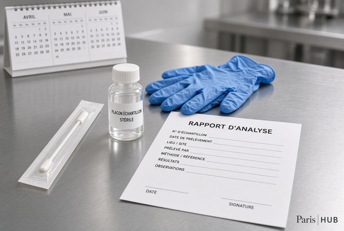 Service Analyse Alimentaire Trimestriel FoodCheck Pro — Contrôle Qualité & Hygiène HACCP | Prélèvements en Laboratoire Agréé | Paris HUB
